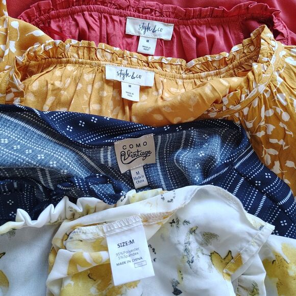 BOHO Career & Casual BUNDLE Medium Women's Long Sleeve Mixed Lot Wholesale - Picture 6 of 6